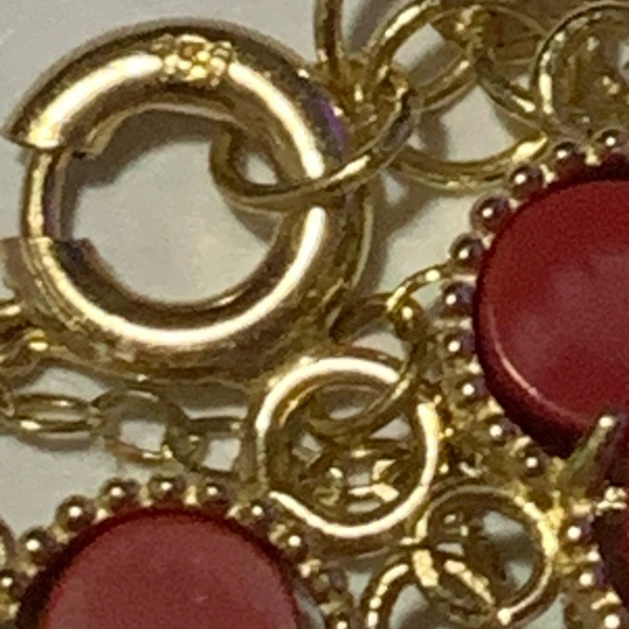 18k Solid Gold Clover Layered Necklace - Picture 5 of 5